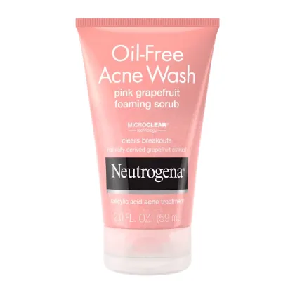 Neutrogena® Oil-Free Acne Wash Pink Grapefruit Foaming Scrub, 2 Fl. Oz