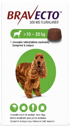 Fluralaner Chewable Tablet - 500mg