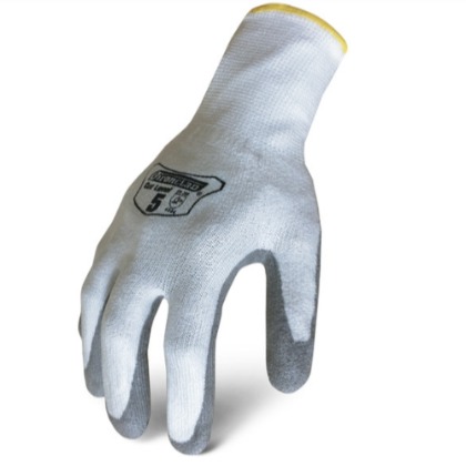 Ironclad Cut Resistant Coated Nitrile Glove, Cut Level 5