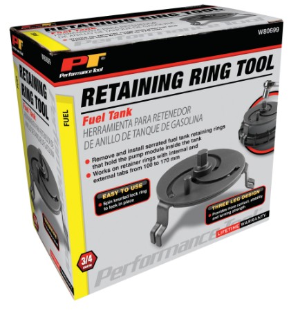 Performance Tool Fuel Tank Retaining Ring Tool