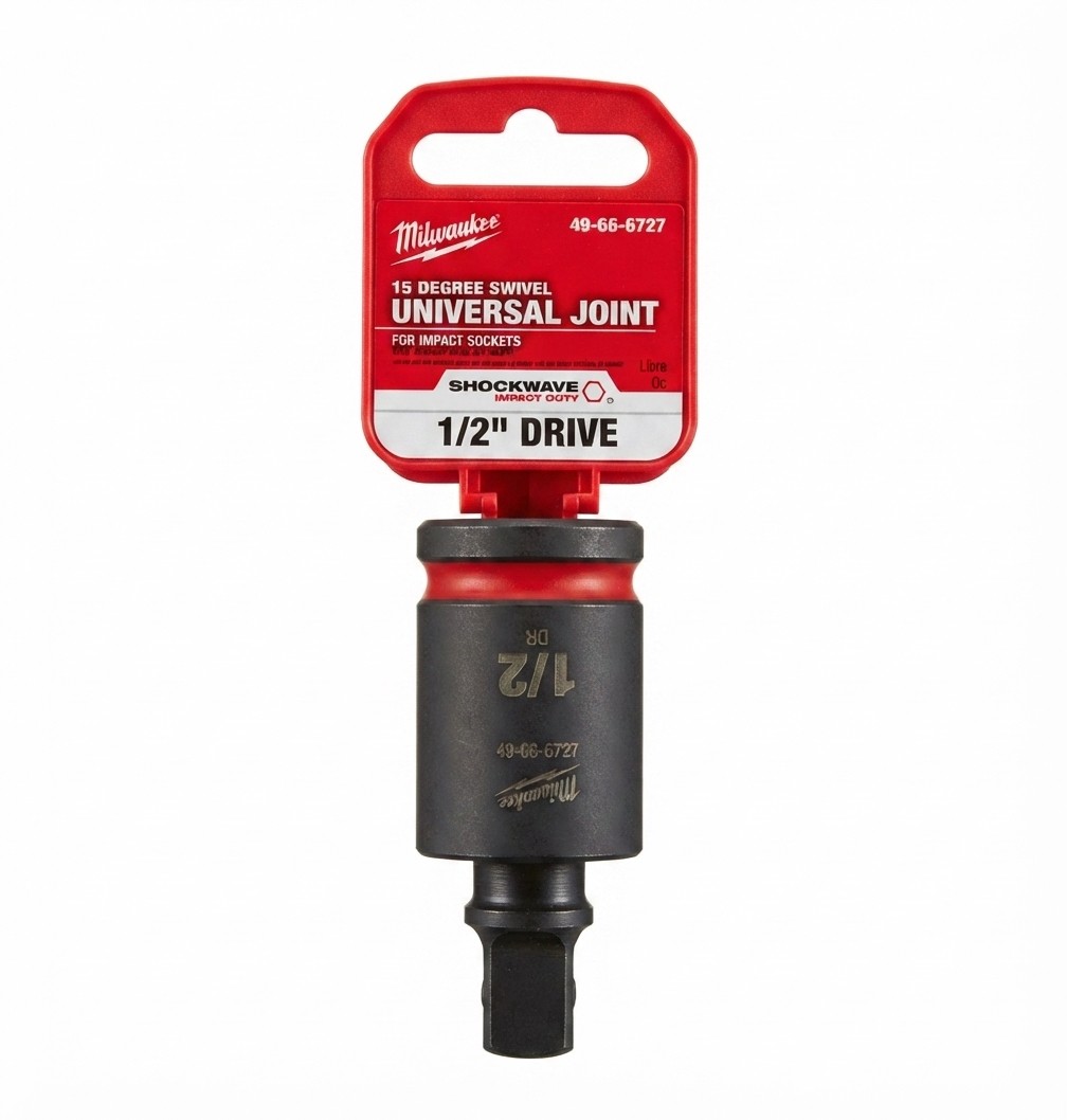 Milwaukee SHOCKWAVE Impact Duty 1/2" Drive 15 Degree Swivel Universal Joint