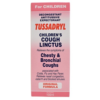 Tussadryl Children Cough lindus 100ml