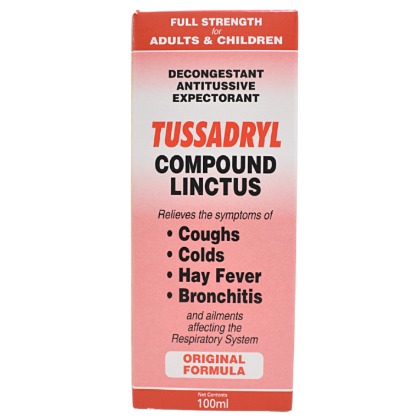 Tussadryl Compound Linct. 100ml