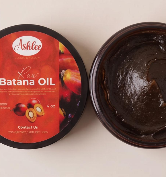 Ashlee 100% Natural Raw Batana Oil – 4 oz