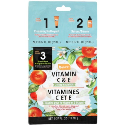 B Pure vitamin C&E Facial Kit