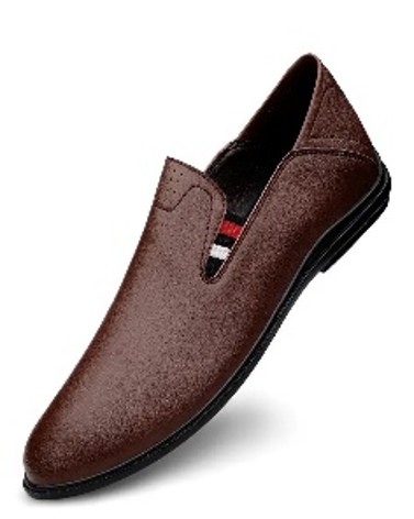 Men’s New Casual Soft-Soled Leather Loafers – Brown CAN 43/ US 9