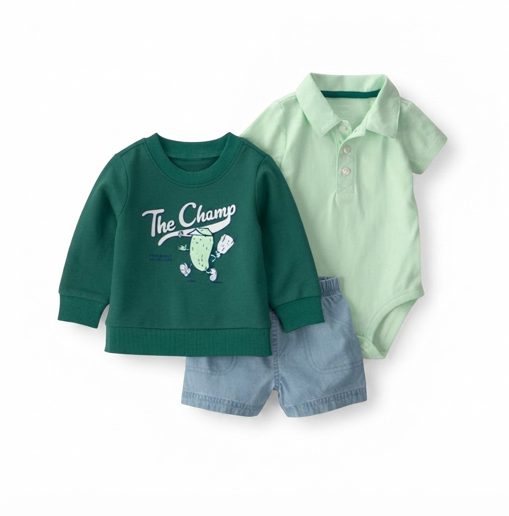 Carter's "The Champ" 3-Piece Outfit Set 18M
