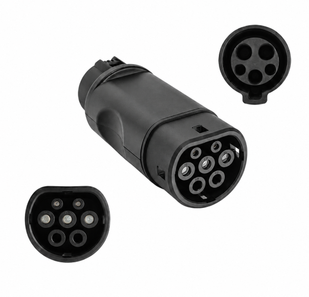 Type 1 to Type 2 EV Charging Adapter for BYD Vehicles