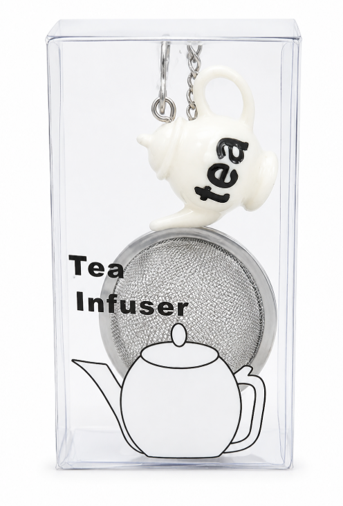 Tea Infuser with Teapot Charm