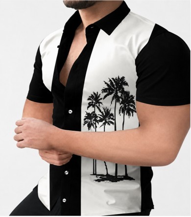 Coconut print T-Shirt (M)