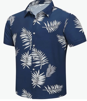 SANOPY Mens Tropical Casual Shirt (M)