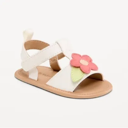Faux-Suede Sandals for Baby Girl