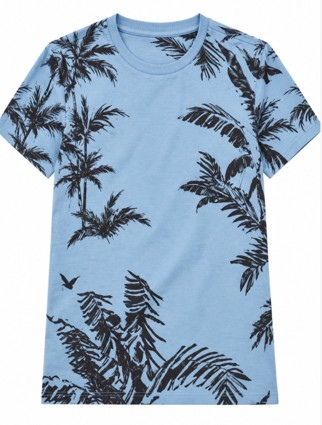 Old Navy -Soft Washed Floral PalmTee