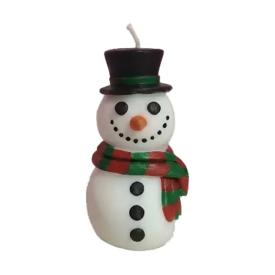 Christmas candle Snowman
