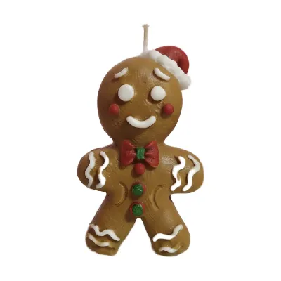 Christmas candle Ginger bread boy