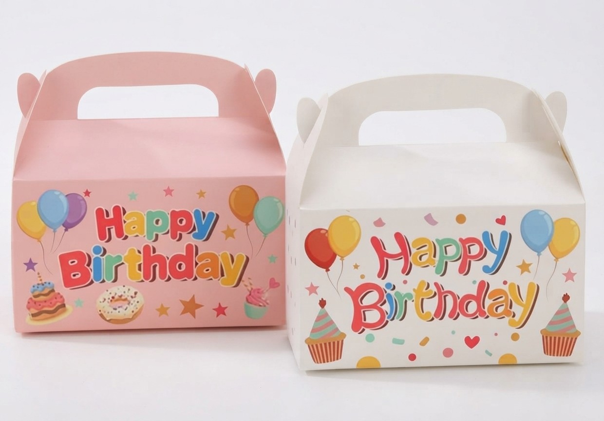 Happy Birthday Treat Box / Bakery Gift Box