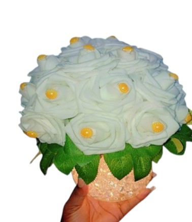 Luminous Pearl Bouquet