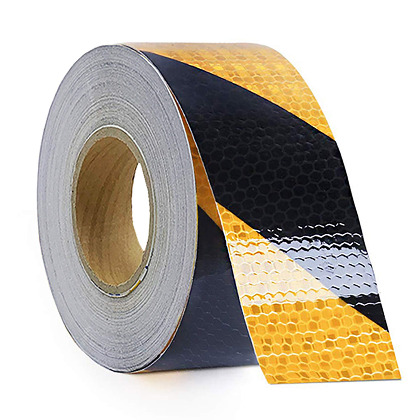 2” Black & Gold Reflector Tape