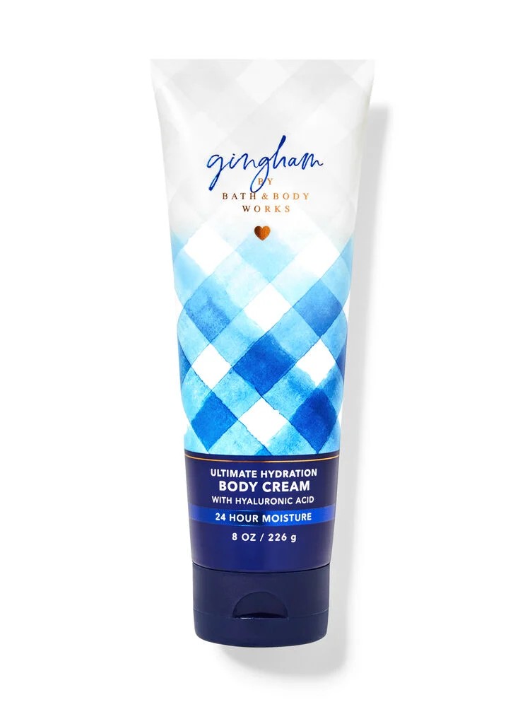 Bath & Body Works Gingham Ultimate Hydration Body Cream (8 oz / 226 g)