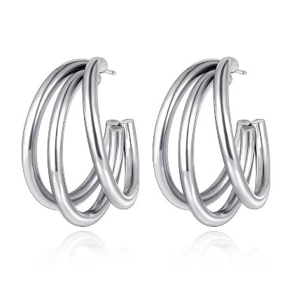 C Shape Sliver Stud