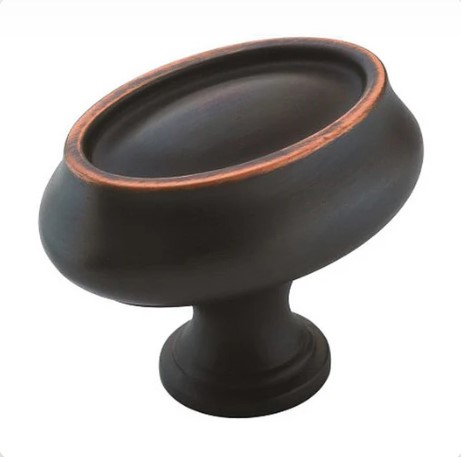 Knob, Manor, 2In, Oil Rub Bronze, 261272