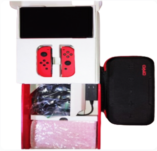 Nintendo Switch OLED Mario Red Edition complete set comes with screen protector one GTA TRILOGY 1TB MEMORY CARD