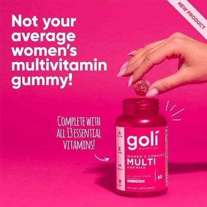 Goli Women's Complete Multivitamin Gummies - 60 Count