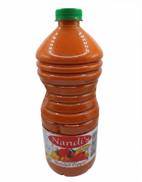 Nandi's Mustard Blended Pepper Sauce 1lit