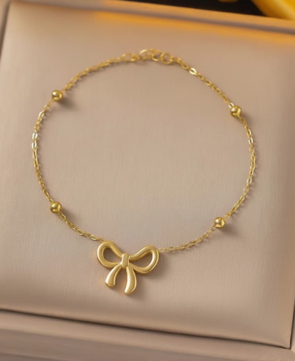 Minimalist Gold Bowknot Bracelet for Women - The Perfect Gift