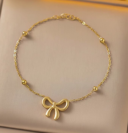 Minimalist Gold Bowknot Bracelet for Women - The Perfect Gift