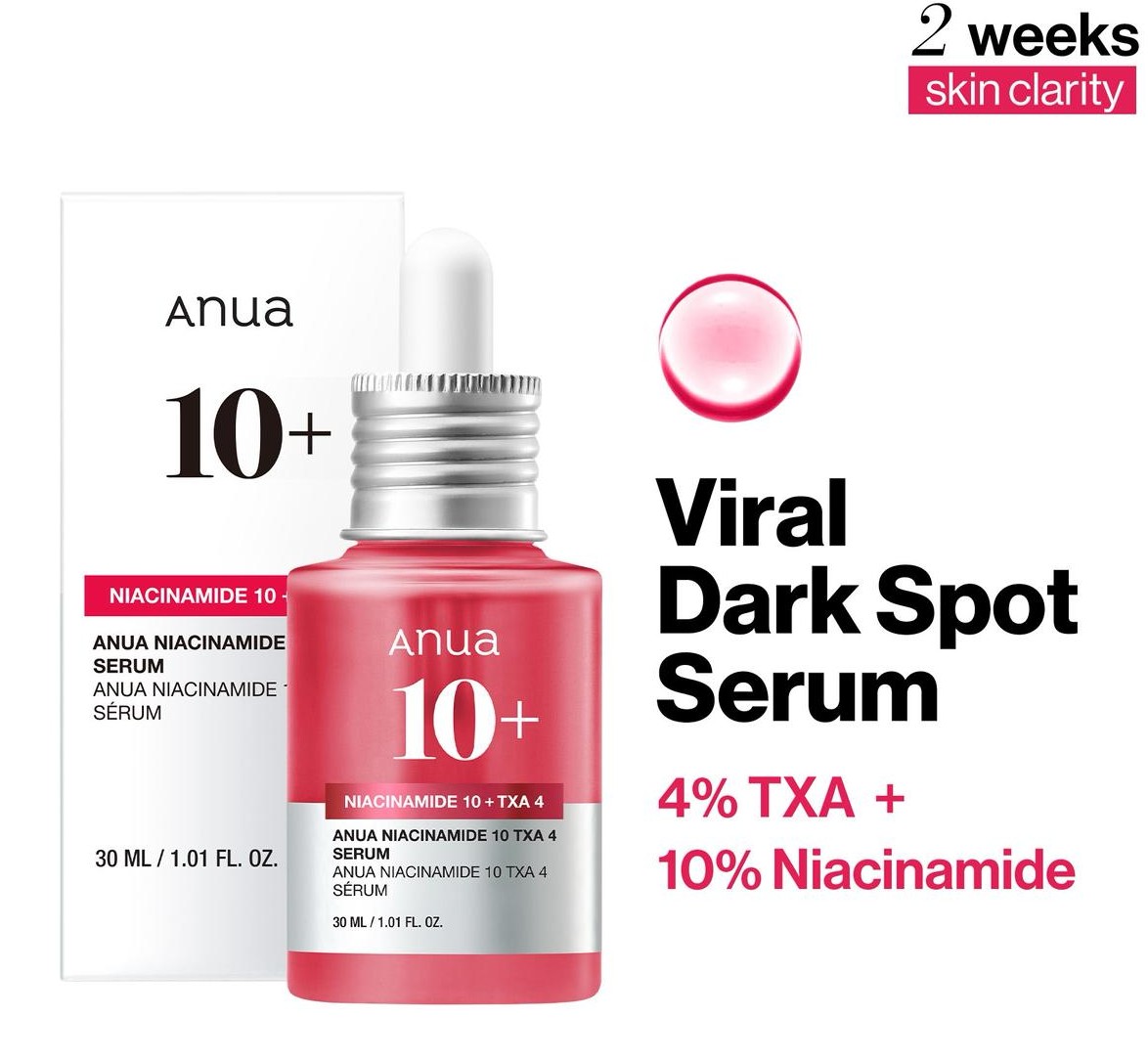 Anua Niacinamide 10% + TXA 4% Dark Spot Correcting Serum