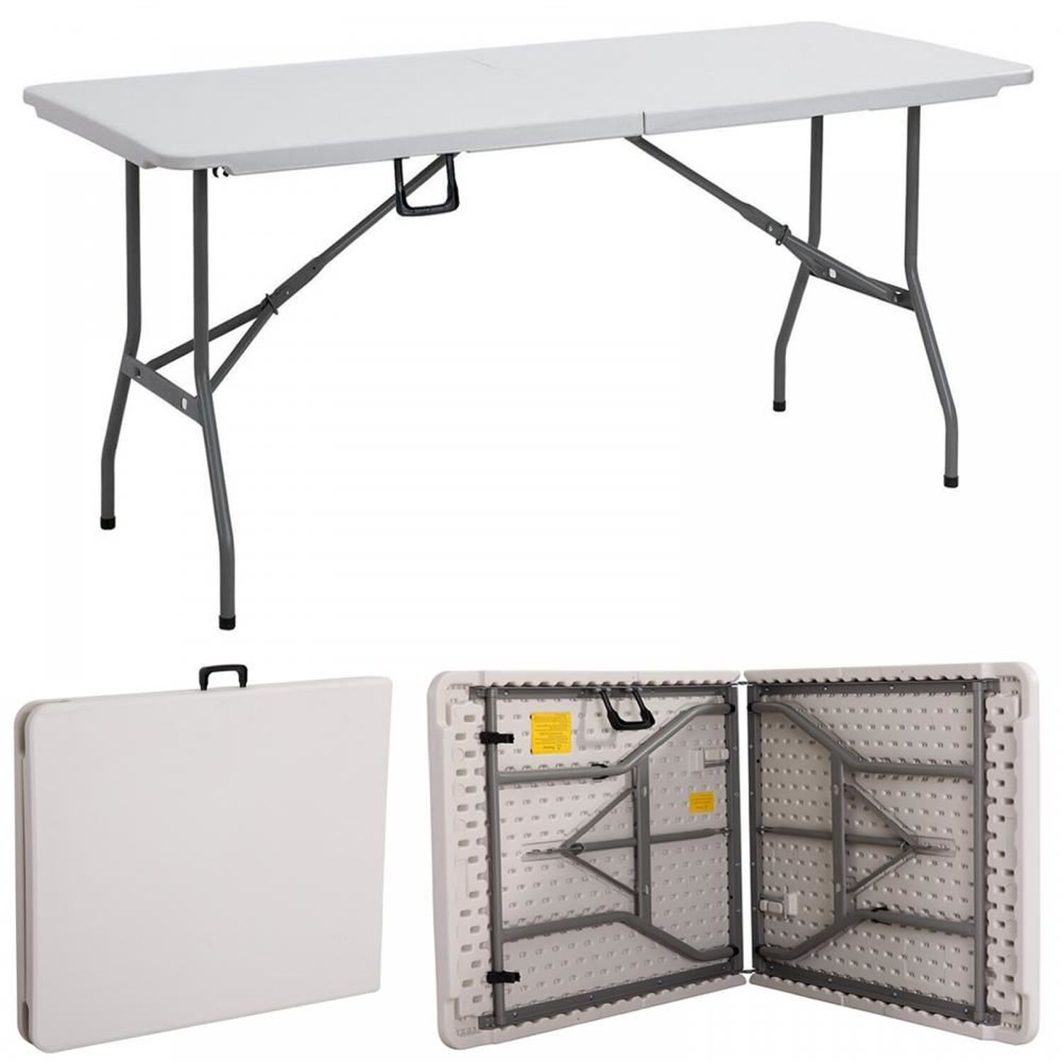 White Folding Table