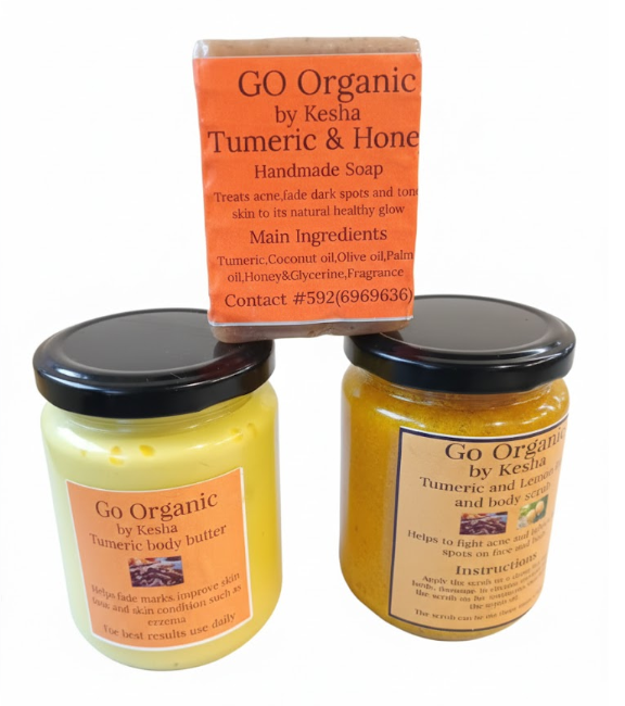 GO Organic by Kesha: 3-Step Turmeric Glow Kit