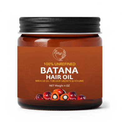 100% Unrefined Batana Hair Oil: Miracle Oil for Hair Growth & Volume