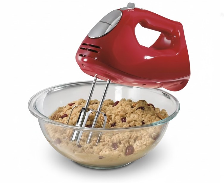 Hamilton Beach 6 Speed Hand Mixer with Snap-On Case