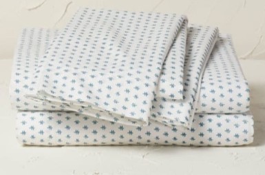 Full Printed Cotton Percale Sheet Set Kaylo Global - Opalhouse designed
