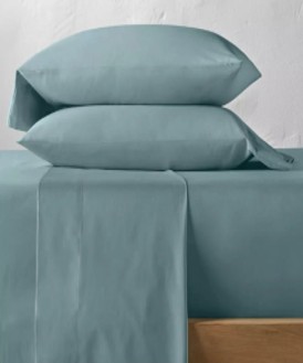 Full 300 Thread Count Temp Regulating Sheet Set Light Teal - Casaluna