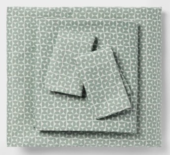 Cotton Blend Sateen Sheet Set - Room Essentials-King