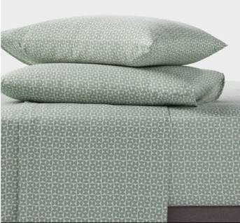 Cotton Blend Sateen Sheet Set - Room Essentials-King