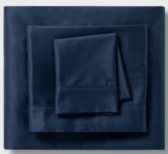 Threshold 400 Thread Count Cotton Sateen 4-Piece Sheet Set Luxurious - Queen
