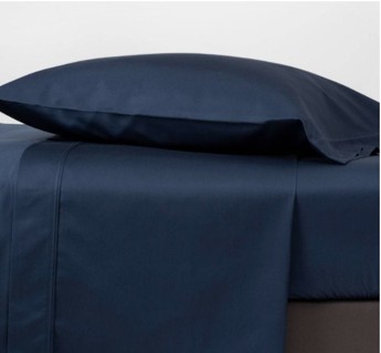 Threshold 400 Thread Count Cotton Sateen 4-Piece Sheet Set Luxurious - Queen