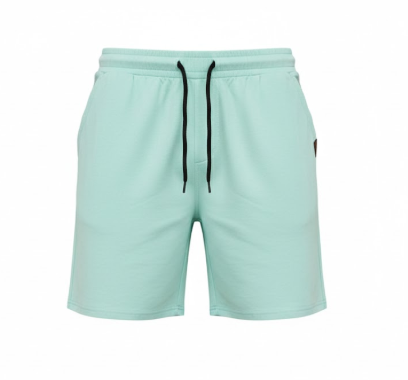 Men's Mint Green Athletic Knit Shorts - Size Medium