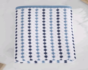Mainstays Performance Blue Dot Towels