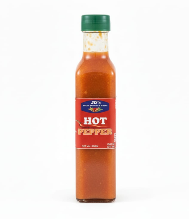 JD’s Hot Pepper Sauce – 300ml