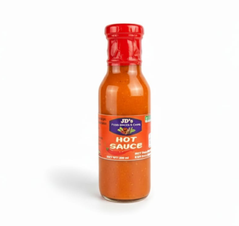 JD's Fiery Hot Sauce: The Ultimate Everyday Flavor Booster (290ml)