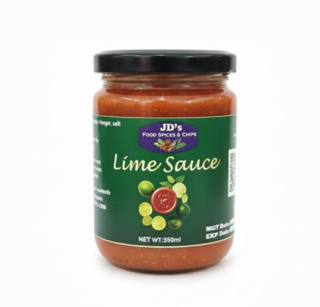 JD's Zesty Lime Sauce: Tangy, Savory, and Refreshingly Spicy (350ml)