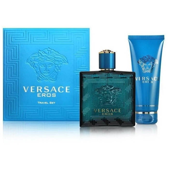 Versace Eros Travel Set - Iconic Aromatic-Fougere Fragrance for Men