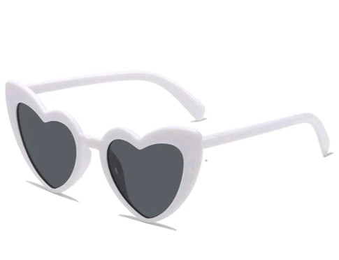 White Heart Sunglasses