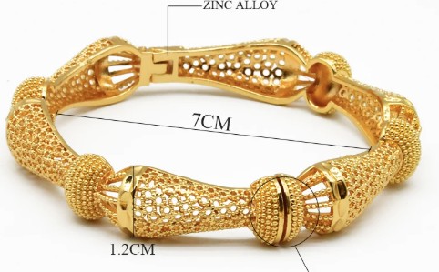 18K Gold Plated  Dubai Bracelet