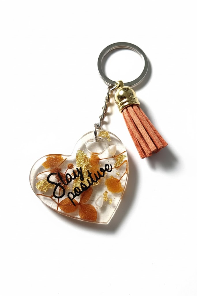 Custom Heart Keychain
